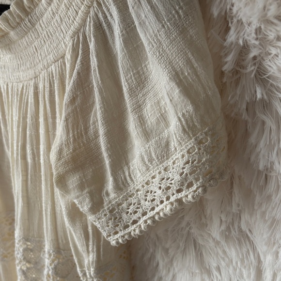 American Eagle Outfitters Cream Lace Mini Dress - Picture 5 of 9